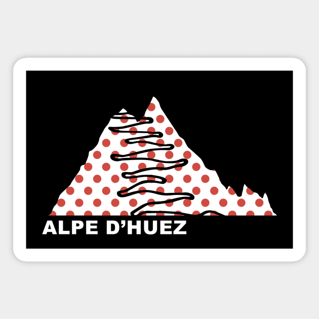 Alpe d'Huez - KOM Magnet by NeddyBetty